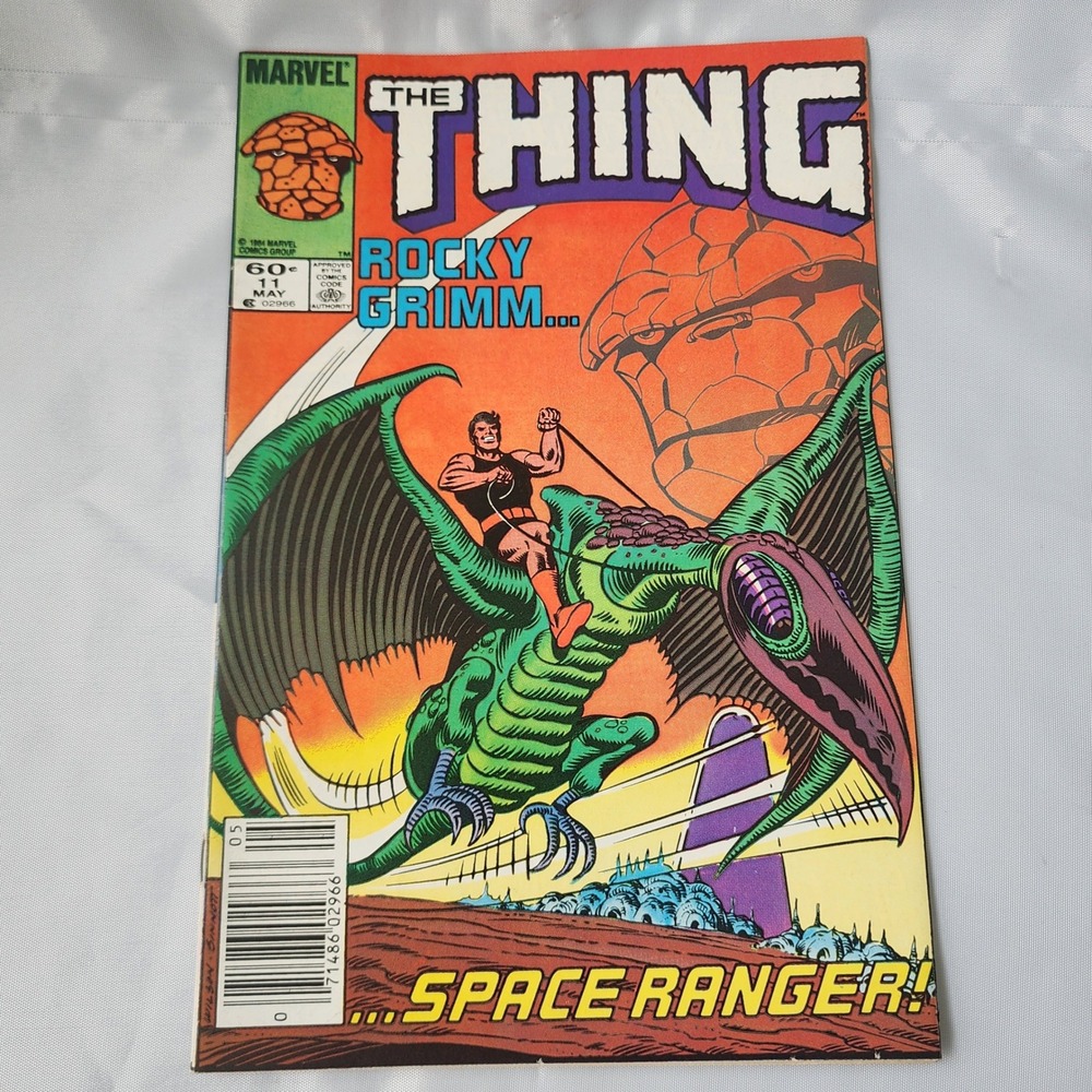 The Thing #11 Marvel Comic Book May 1984 Rocky Grimm Space Ranger FN News Stand